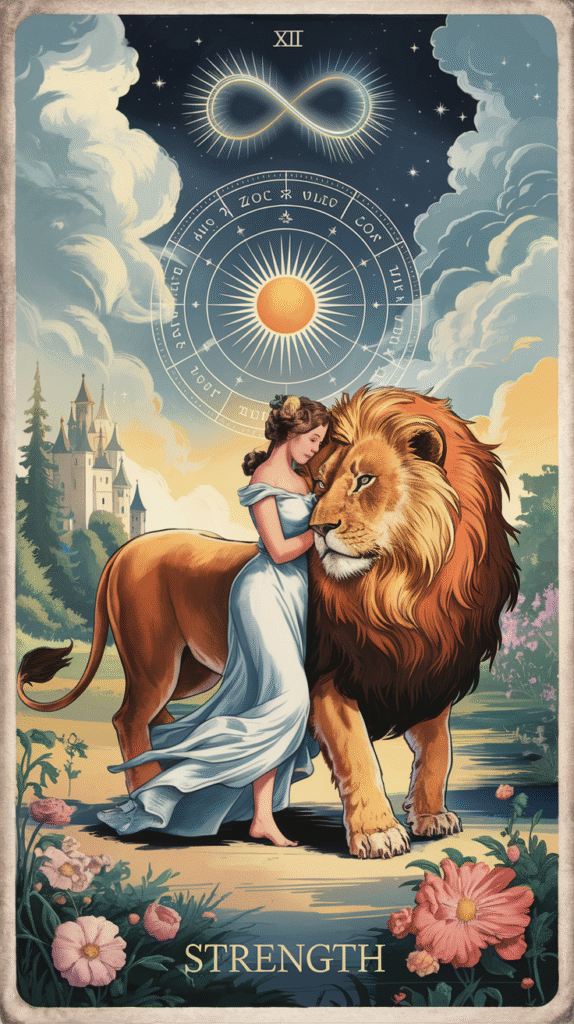 Strength as Love Tarot Card Meaning